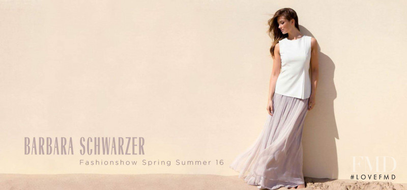 Lorena Rae featured in  the The Pure Barbara Schwarzer lookbook for Spring/Summer 2016