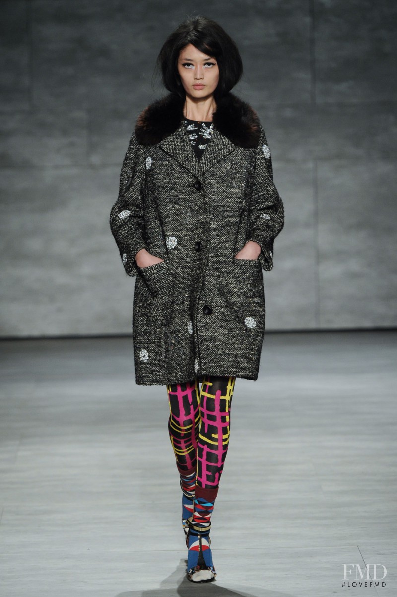 Qi Wen featured in  the Libertine fashion show for Autumn/Winter 2014