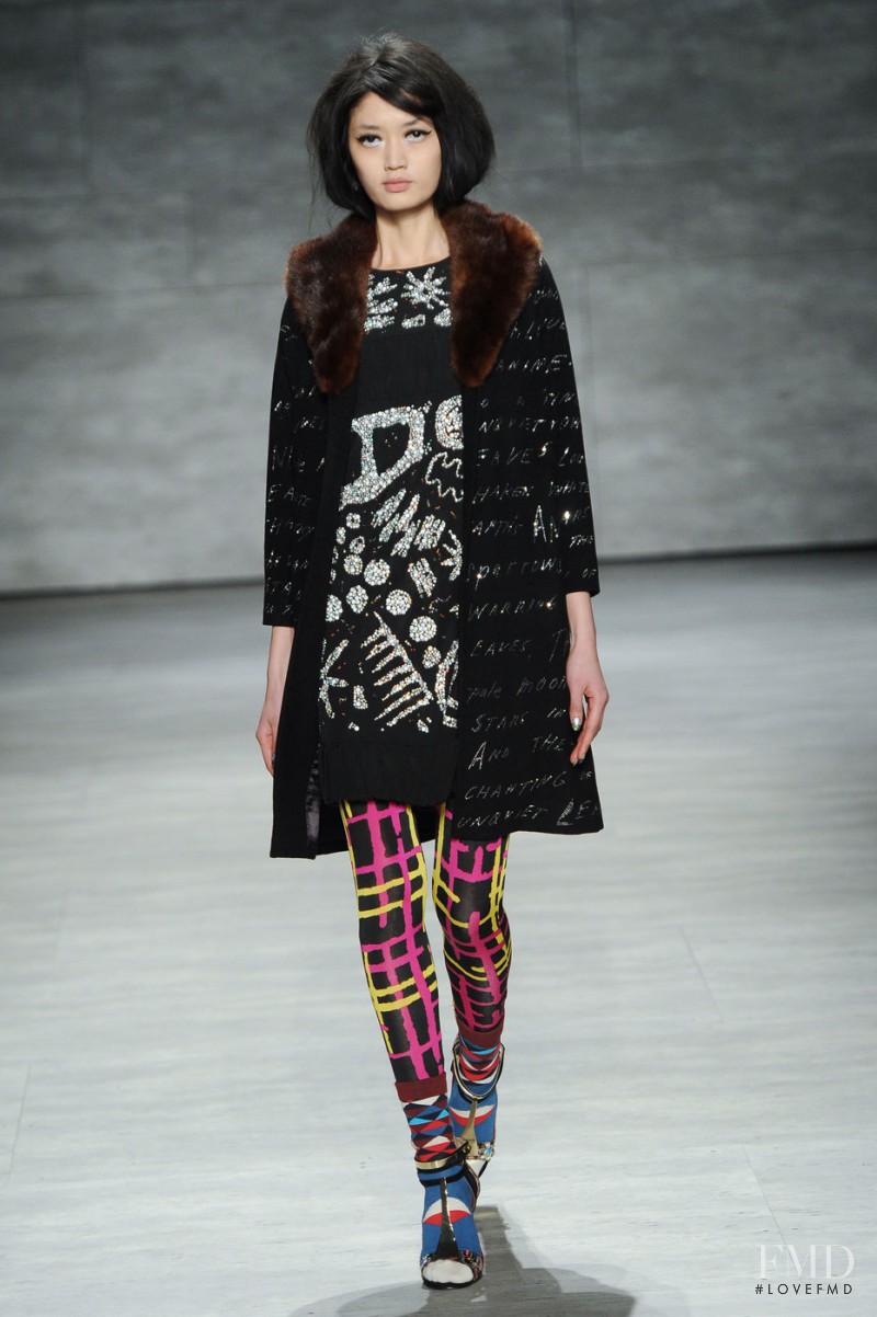 Qi Wen featured in  the Libertine fashion show for Autumn/Winter 2014