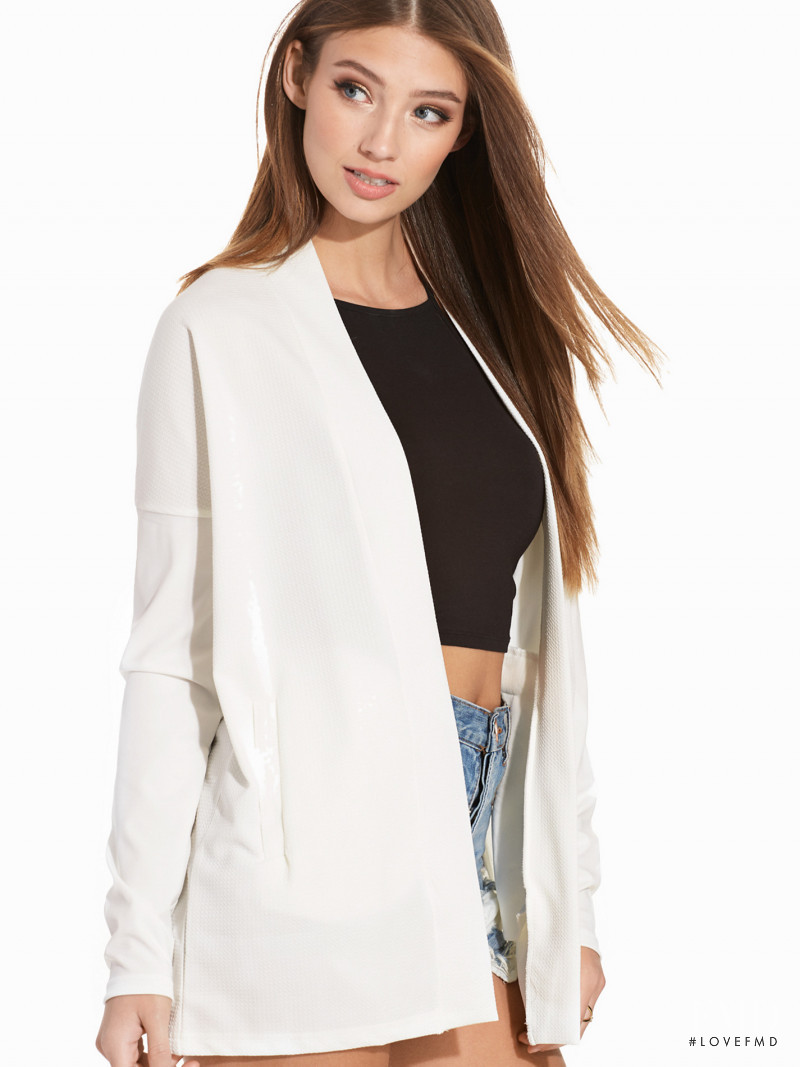 Lorena Rae featured in  the nelly.com catalogue for Spring/Summer 2016