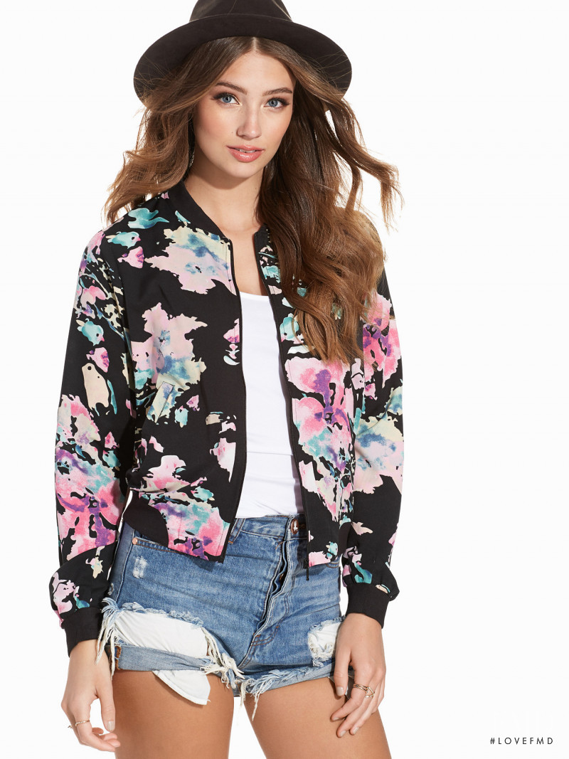 Lorena Rae featured in  the nelly.com catalogue for Spring/Summer 2016