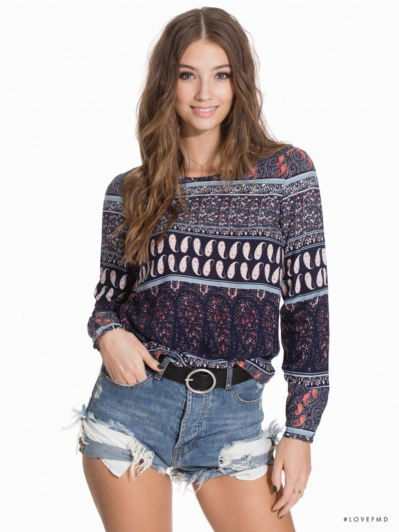 Lorena Rae featured in  the nelly.com catalogue for Spring/Summer 2016