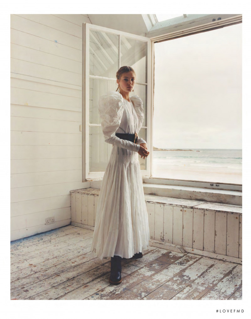 Felice Noordhoff featured in  the Alexander McQueen advertisement for Spring/Summer 2020