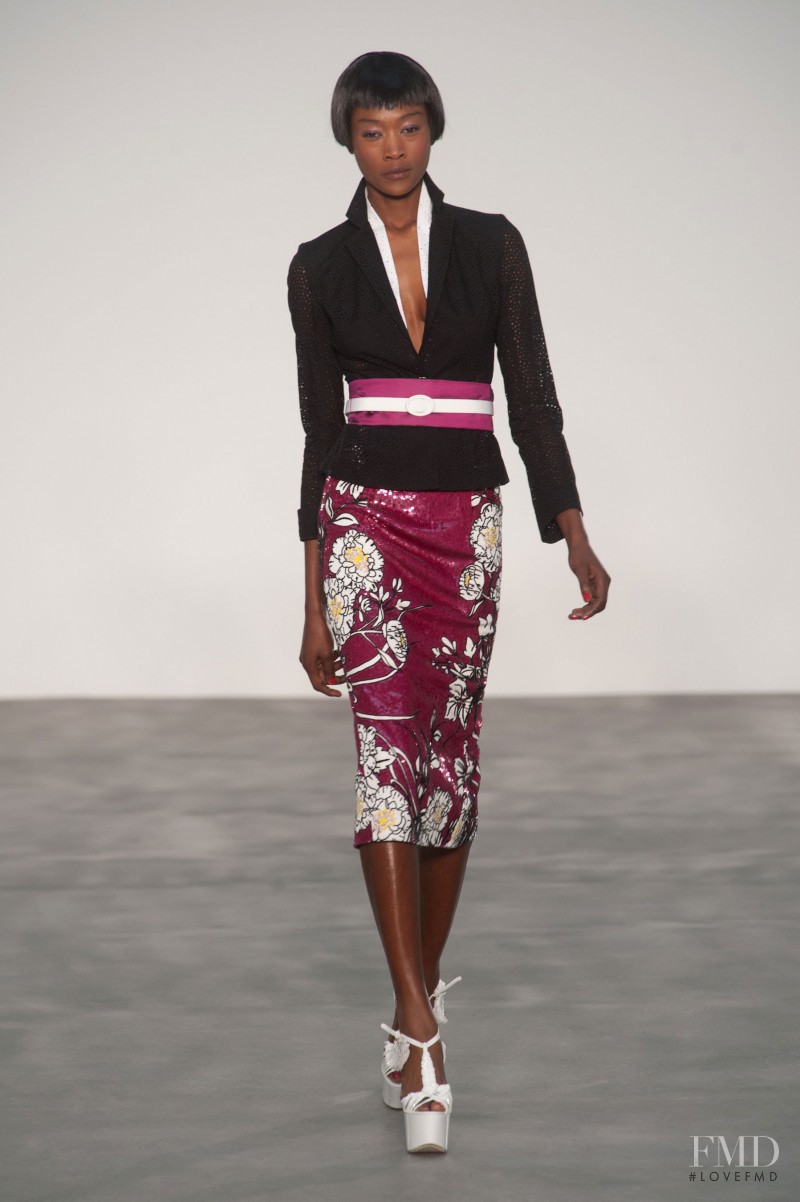 L\'Wren Scott fashion show for Spring/Summer 2014