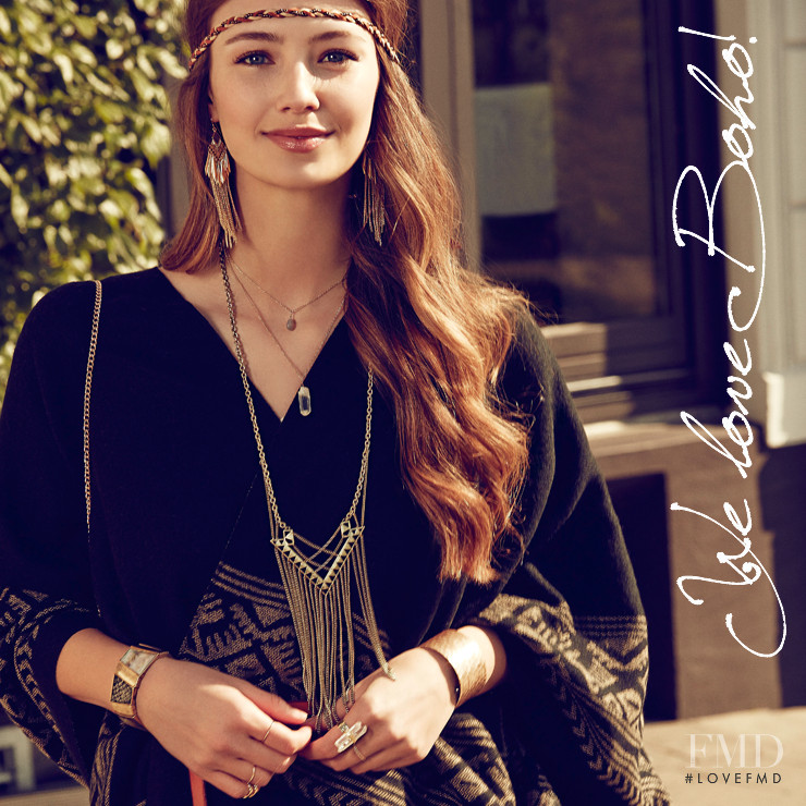 Lorena Rae featured in  the Bijou Brigitte advertisement for Autumn/Winter 2015