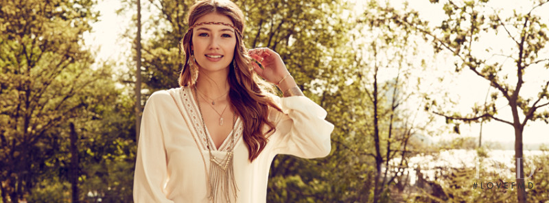 Lorena Rae featured in  the Bijou Brigitte advertisement for Autumn/Winter 2015
