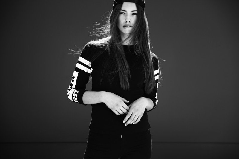 Lorena Rae featured in  the WRST BHVR advertisement for Autumn/Winter 2014