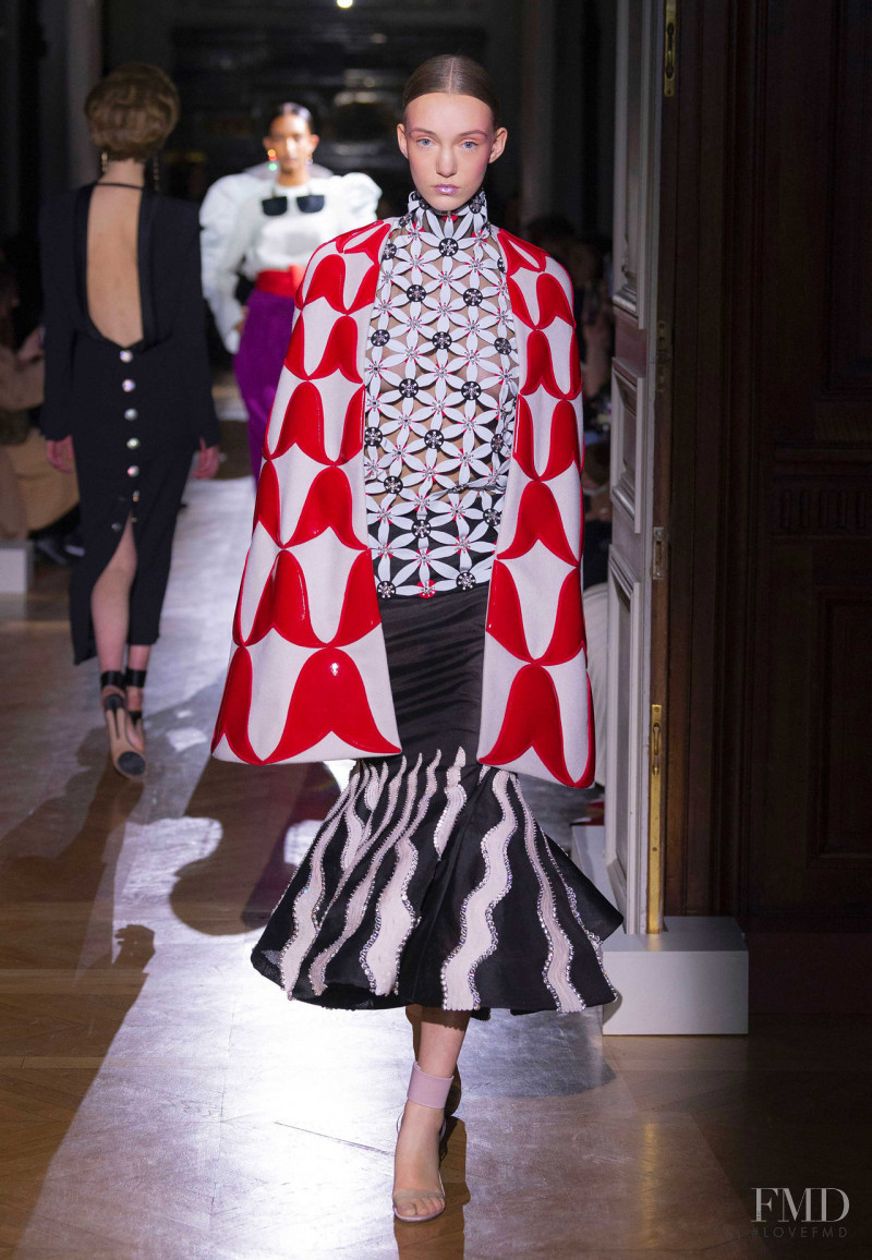 Silte Haken featured in  the Valentino Couture fashion show for Spring/Summer 2020