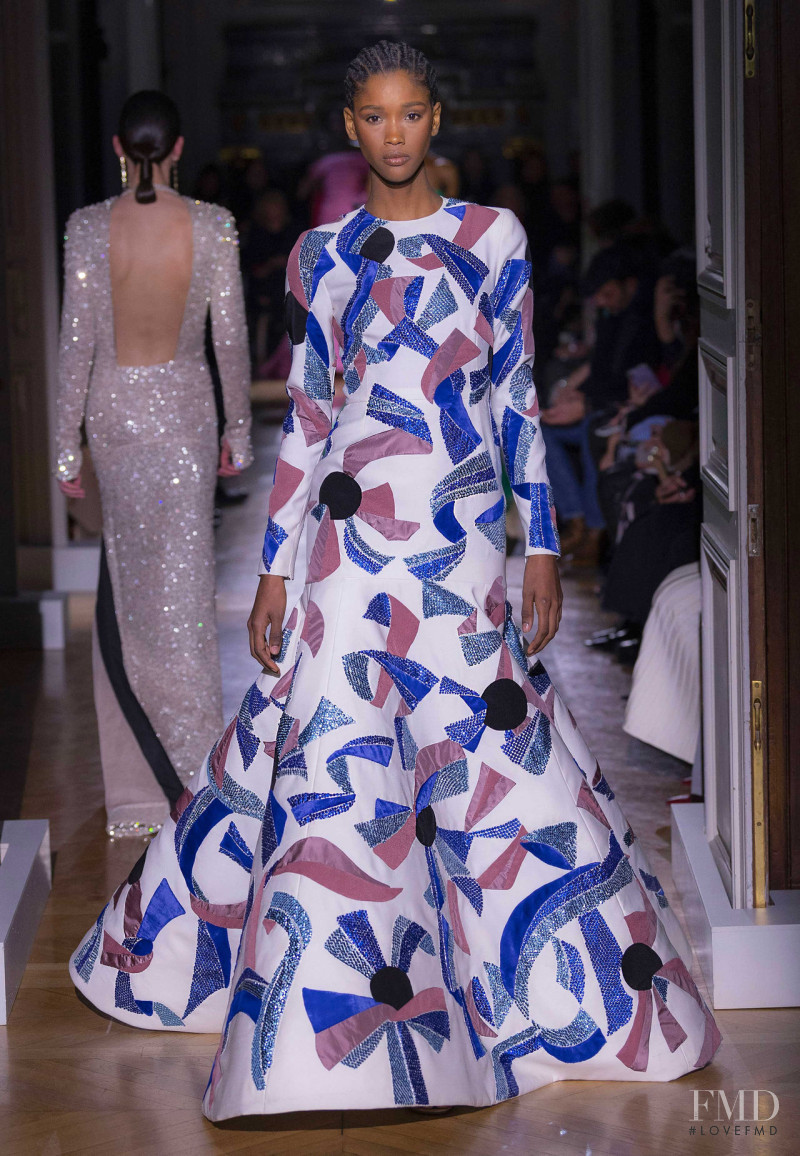 Lissandra Blanco featured in  the Valentino Couture fashion show for Spring/Summer 2020