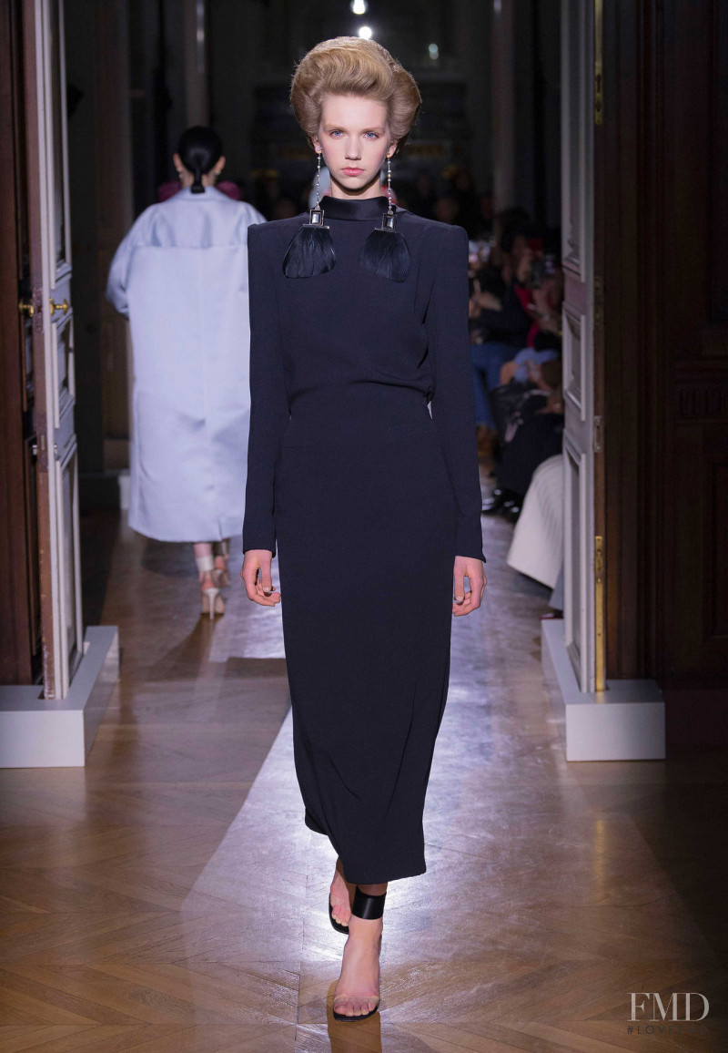 Bente Oort featured in  the Valentino Couture fashion show for Spring/Summer 2020