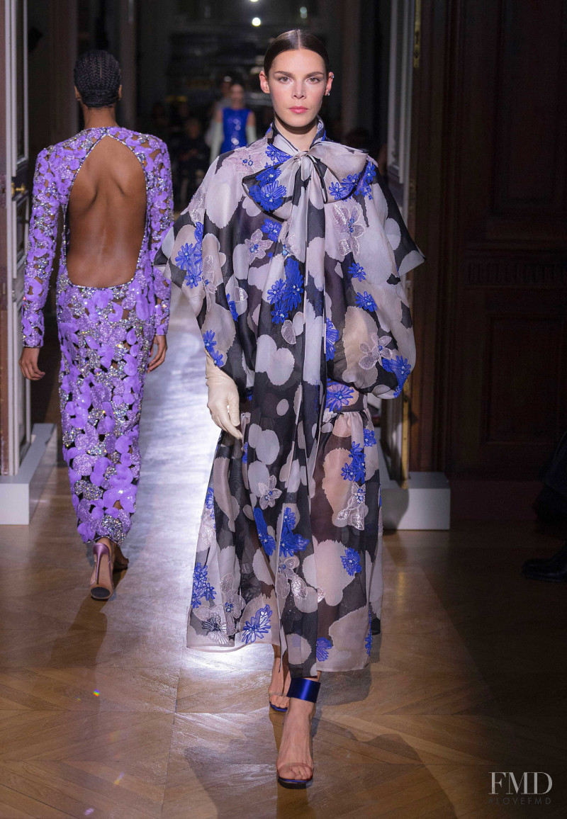 Lys Lorente featured in  the Valentino Couture fashion show for Spring/Summer 2020