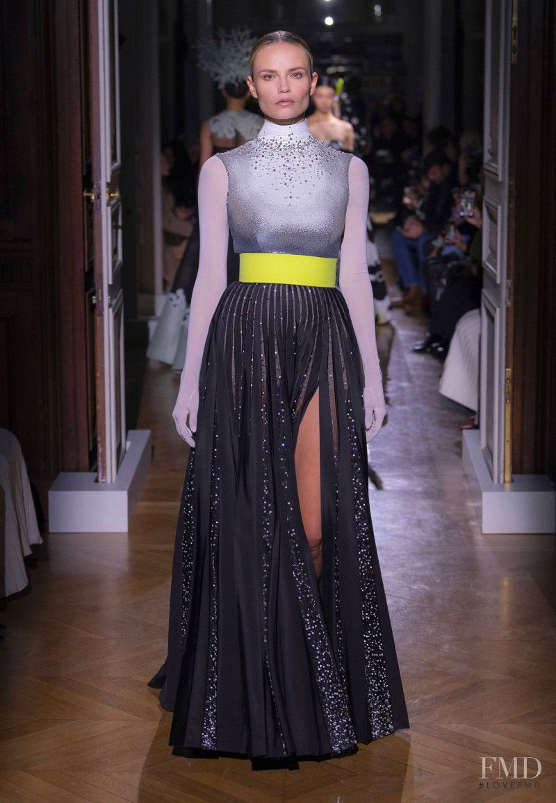 Natasha Poly featured in  the Valentino Couture fashion show for Spring/Summer 2020