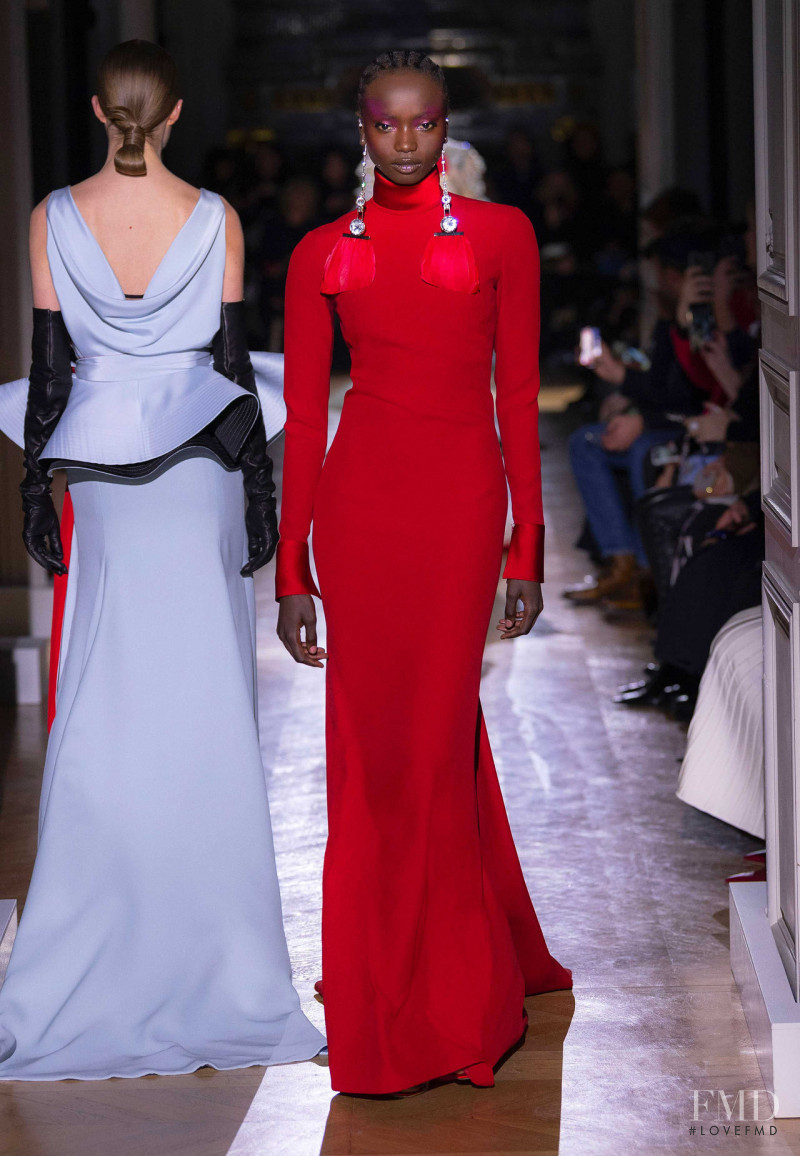Agi Akur featured in  the Valentino Couture fashion show for Spring/Summer 2020