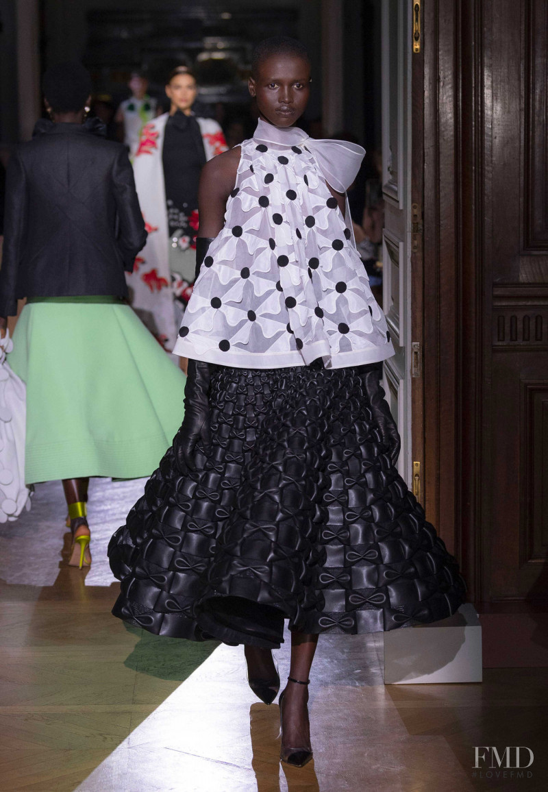 Amar Akway featured in  the Valentino Couture fashion show for Spring/Summer 2020