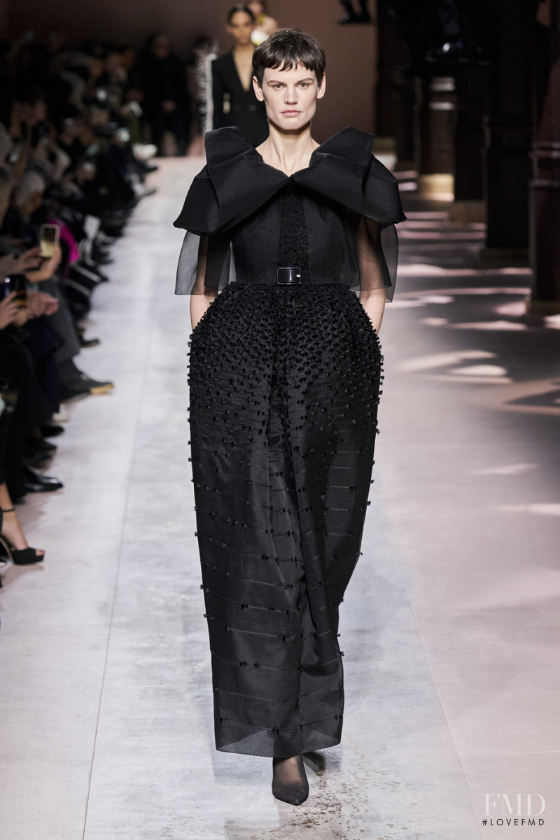 Saskia de Brauw featured in  the Givenchy Haute Couture fashion show for Spring/Summer 2020