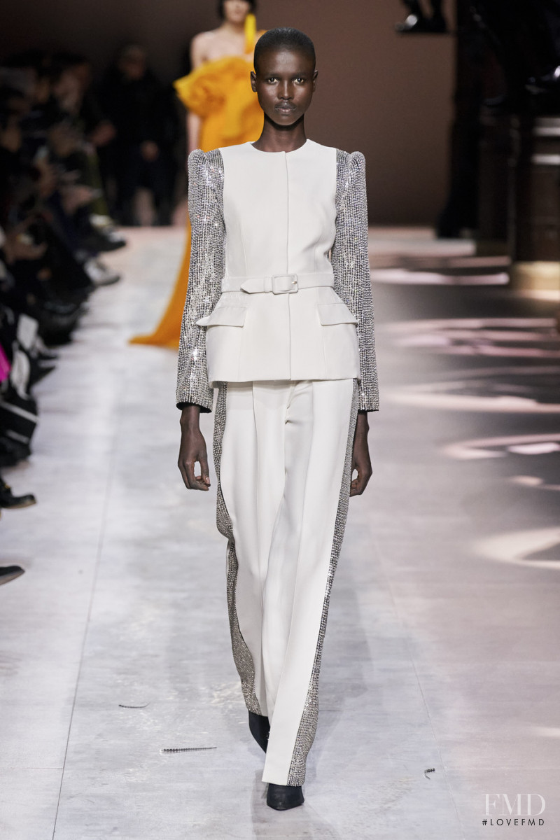 Amar Akway featured in  the Givenchy Haute Couture fashion show for Spring/Summer 2020
