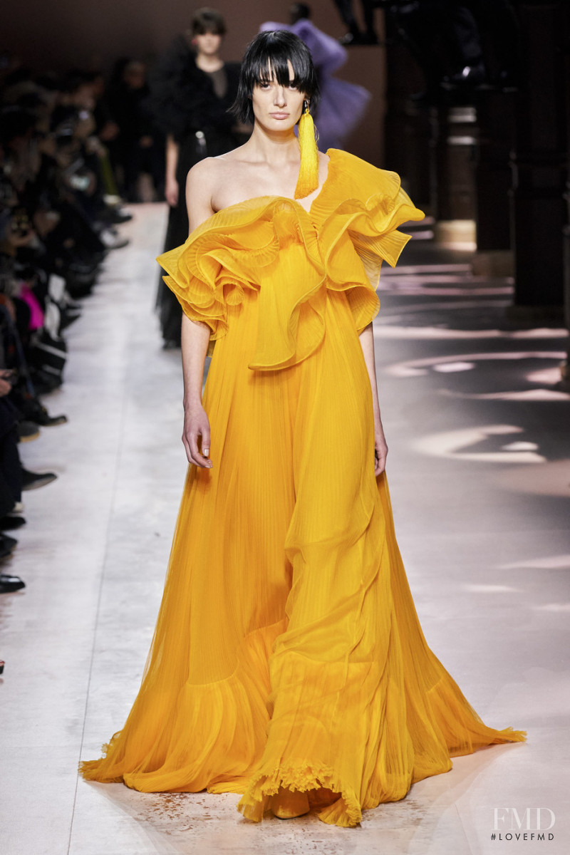 Marfa Zoe Manakh featured in  the Givenchy Haute Couture fashion show for Spring/Summer 2020