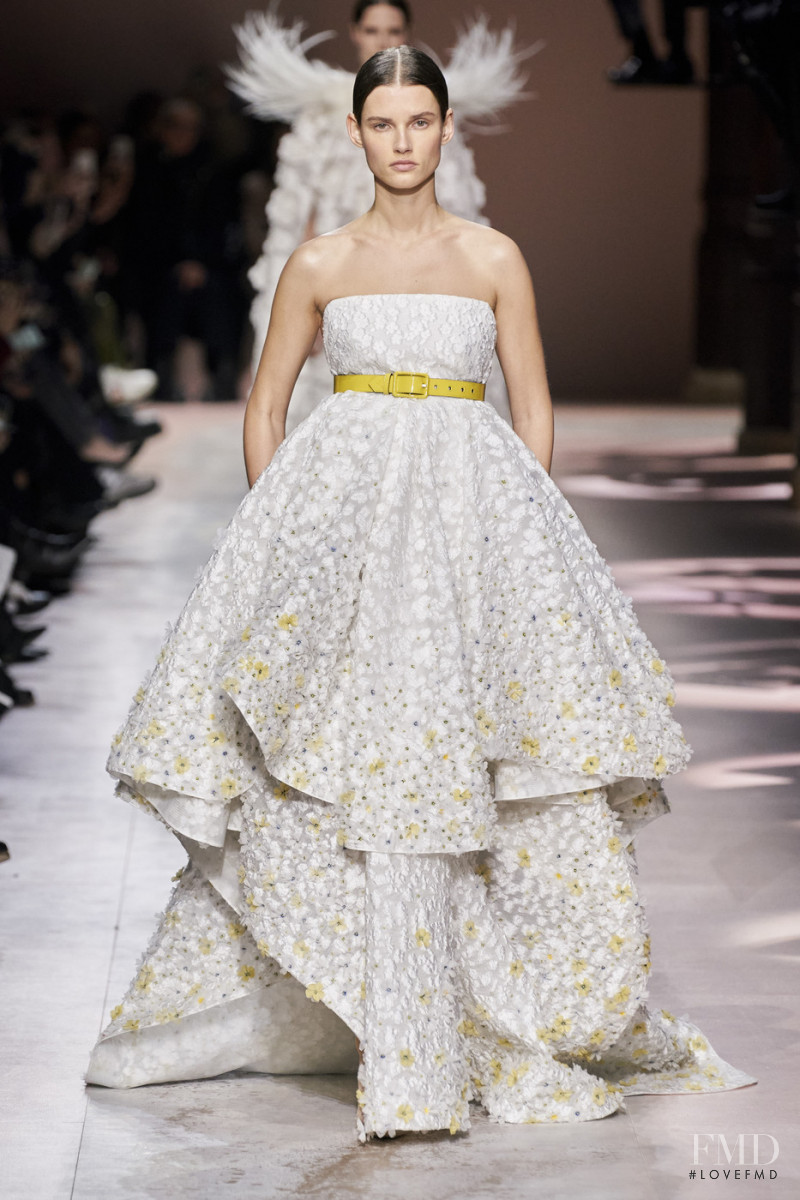 Giedre Dukauskaite featured in  the Givenchy Haute Couture fashion show for Spring/Summer 2020