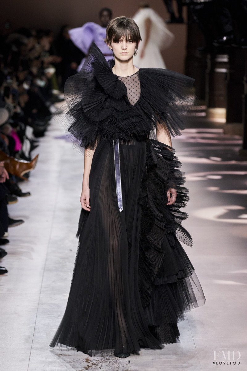 Britt Ensink featured in  the Givenchy Haute Couture fashion show for Spring/Summer 2020
