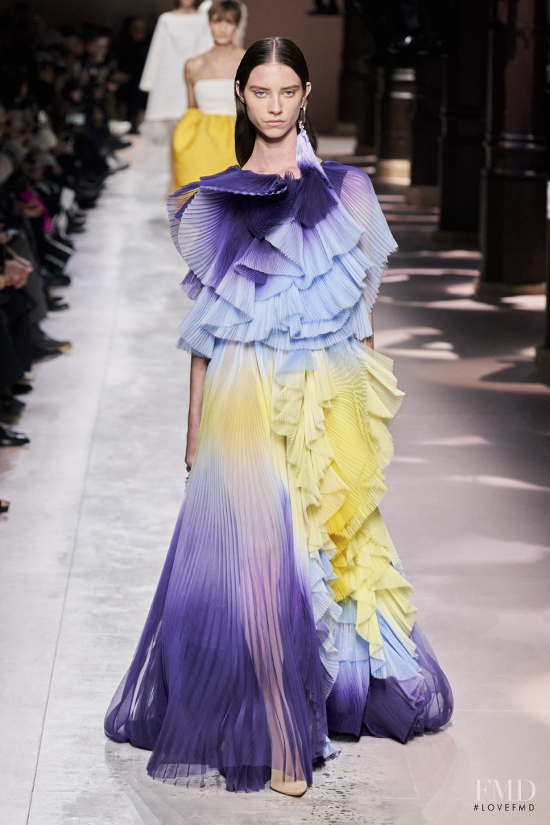 Sophie Martynova featured in  the Givenchy Haute Couture fashion show for Spring/Summer 2020