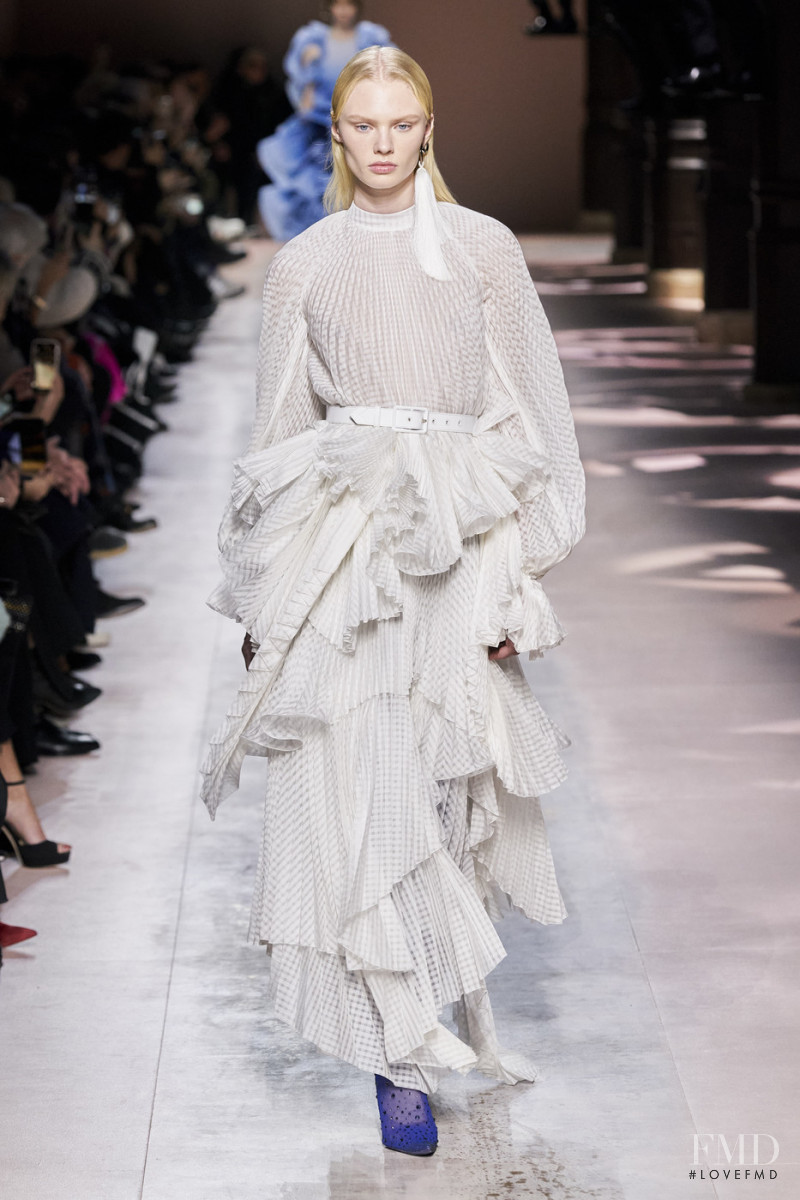 Vilma Sjöberg featured in  the Givenchy Haute Couture fashion show for Spring/Summer 2020
