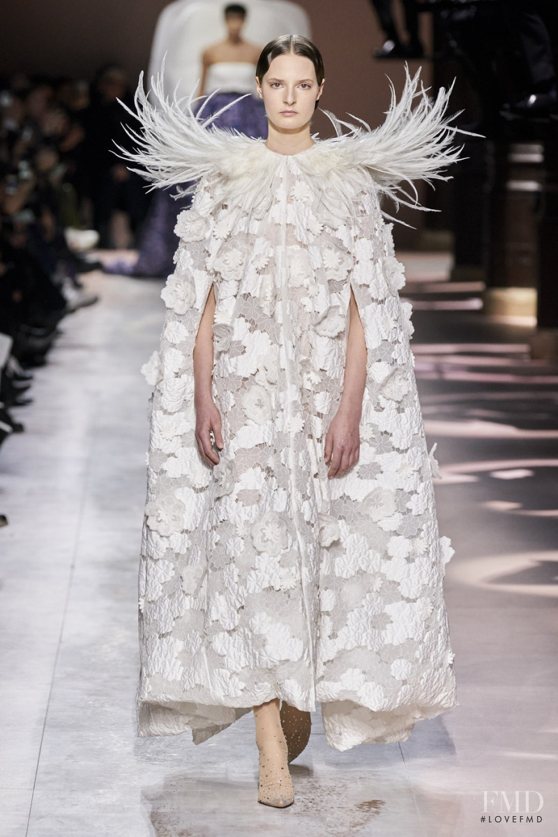 Chesca Lenton featured in  the Givenchy Haute Couture fashion show for Spring/Summer 2020