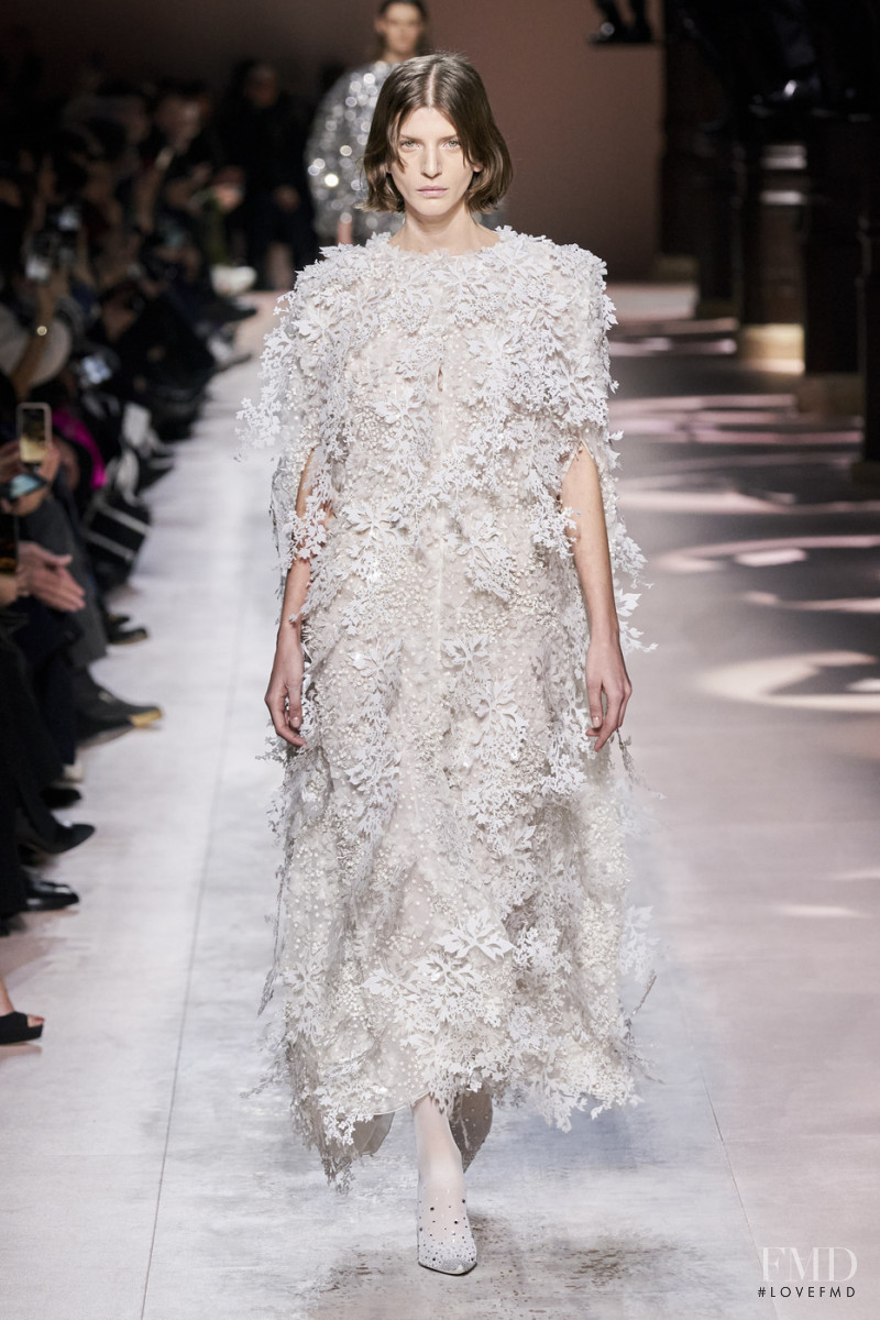 Caterina Ravaglia featured in  the Givenchy Haute Couture fashion show for Spring/Summer 2020