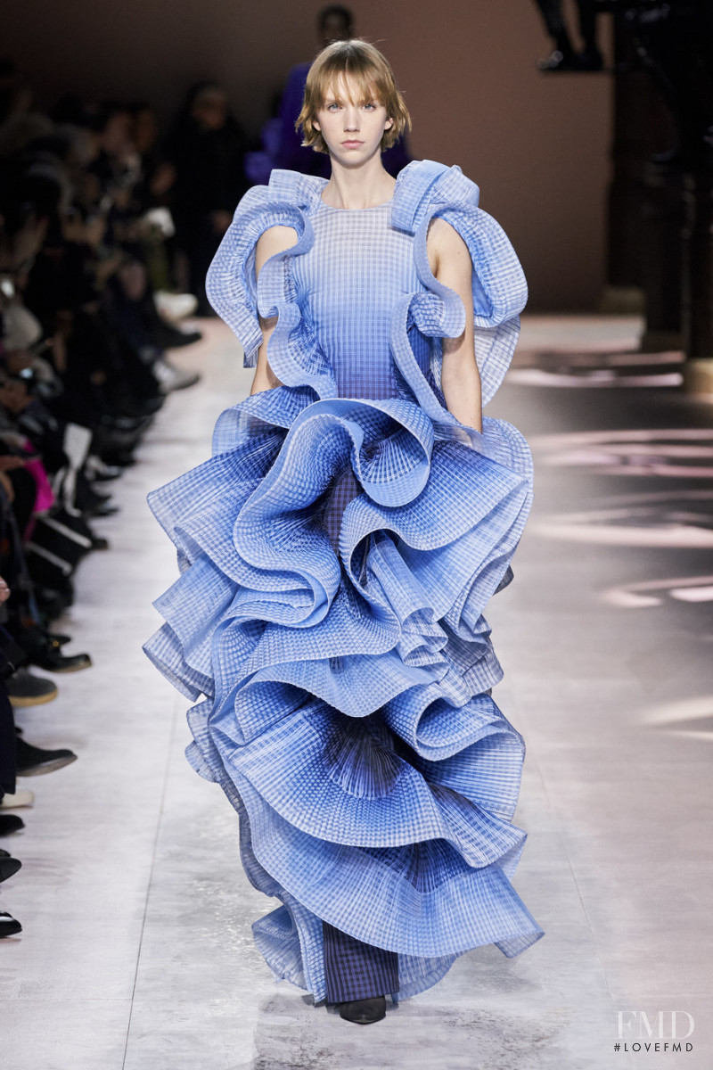 Bente Oort featured in  the Givenchy Haute Couture fashion show for Spring/Summer 2020