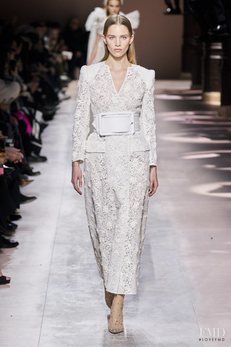 Rebecca Leigh Longendyke featured in  the Givenchy Haute Couture fashion show for Spring/Summer 2020