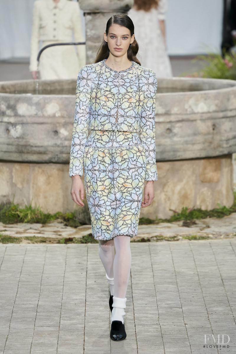 Karlijn Kusters featured in  the Chanel Haute Couture fashion show for Spring/Summer 2020