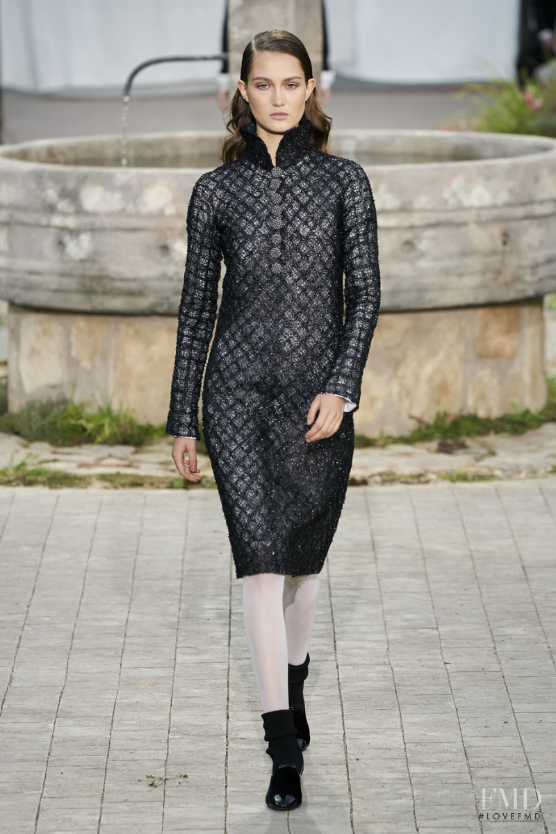 Vika Evseeva featured in  the Chanel Haute Couture fashion show for Spring/Summer 2020