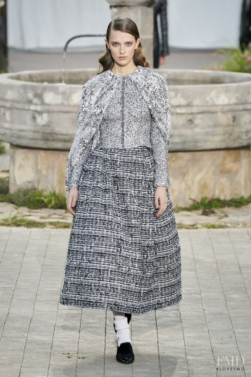 Merel Zoet featured in  the Chanel Haute Couture fashion show for Spring/Summer 2020