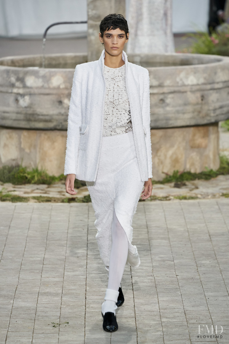 Kerolyn Soares featured in  the Chanel Haute Couture fashion show for Spring/Summer 2020