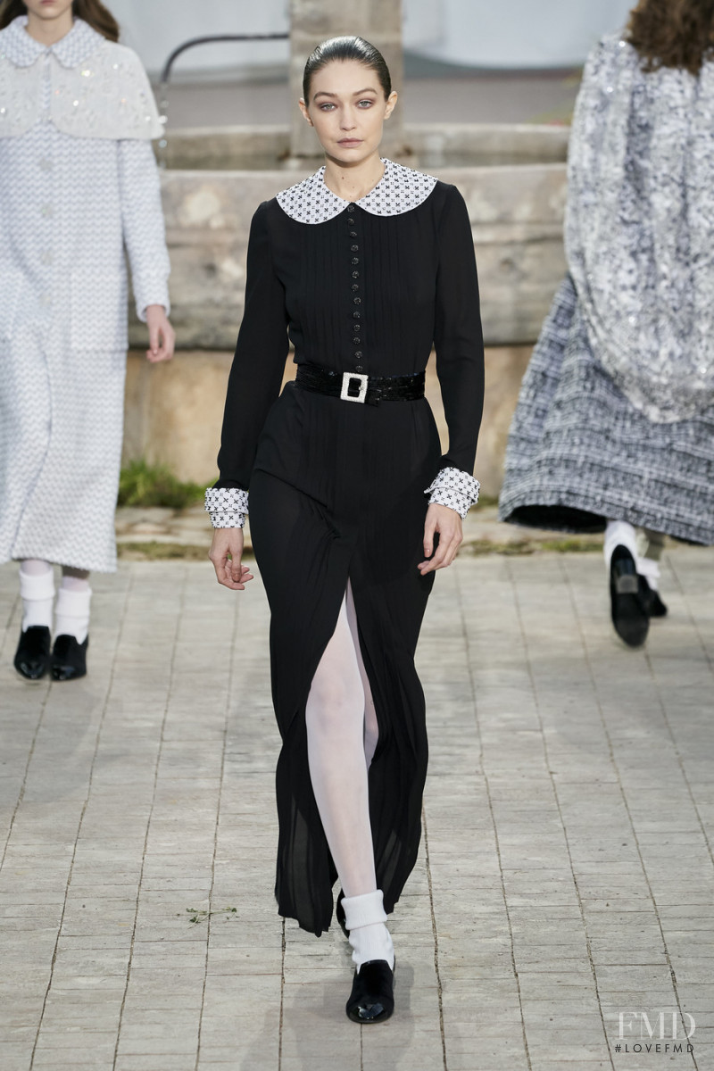 Gigi Hadid featured in  the Chanel Haute Couture fashion show for Spring/Summer 2020