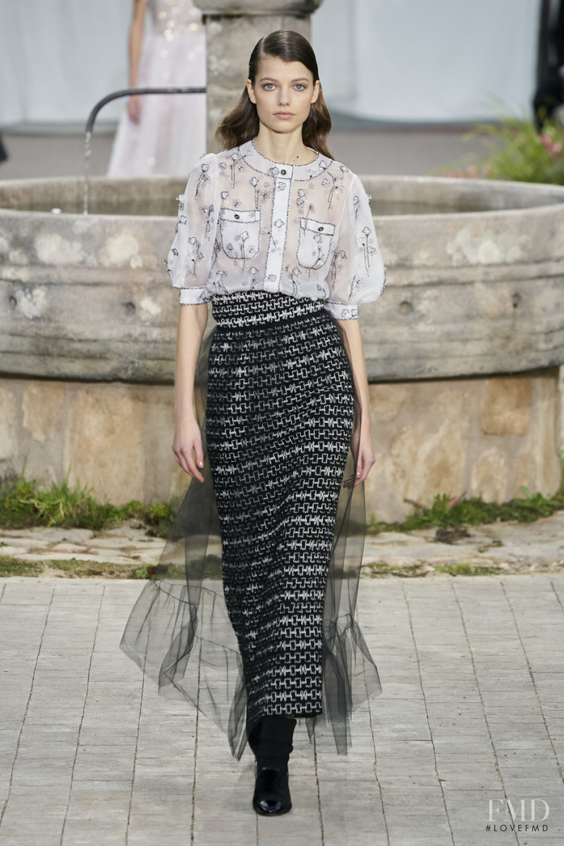 Mathilde Henning featured in  the Chanel Haute Couture fashion show for Spring/Summer 2020