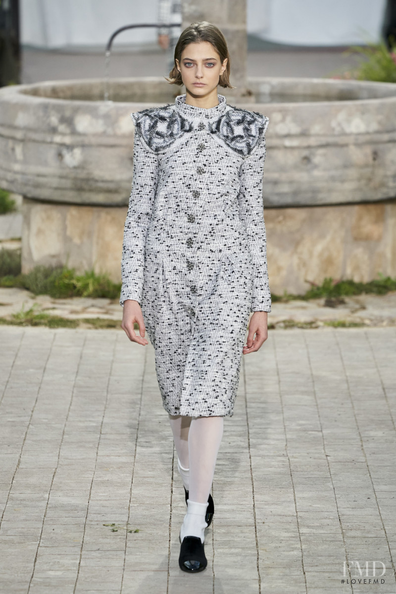 Liza Popova featured in  the Chanel Haute Couture fashion show for Spring/Summer 2020