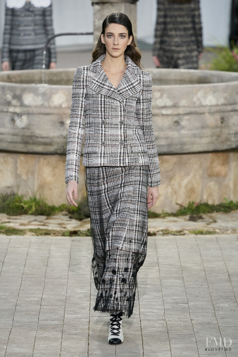 Cristina Herrmann featured in  the Chanel Haute Couture fashion show for Spring/Summer 2020