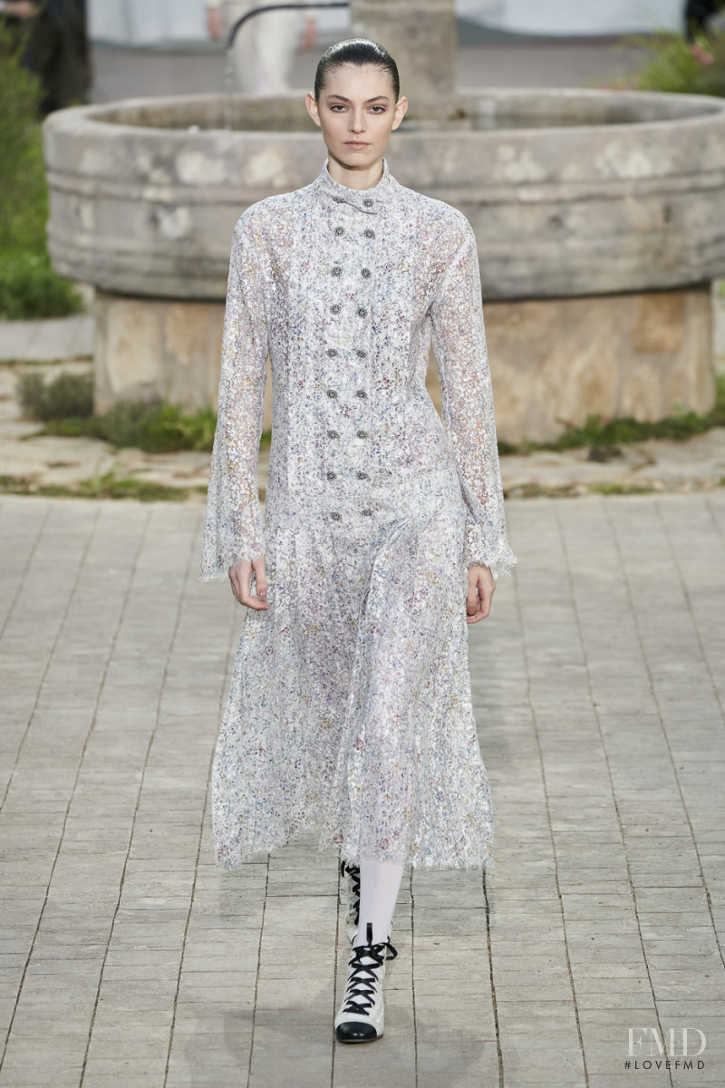 Alberte Mortensen featured in  the Chanel Haute Couture fashion show for Spring/Summer 2020