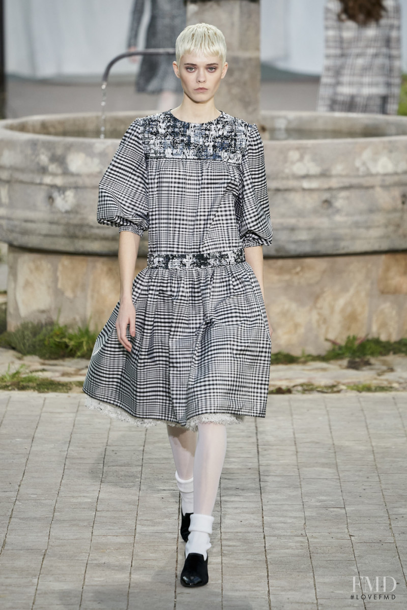 Maike Inga featured in  the Chanel Haute Couture fashion show for Spring/Summer 2020