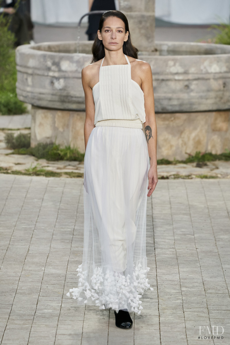 Amanda Sanchez featured in  the Chanel Haute Couture fashion show for Spring/Summer 2020