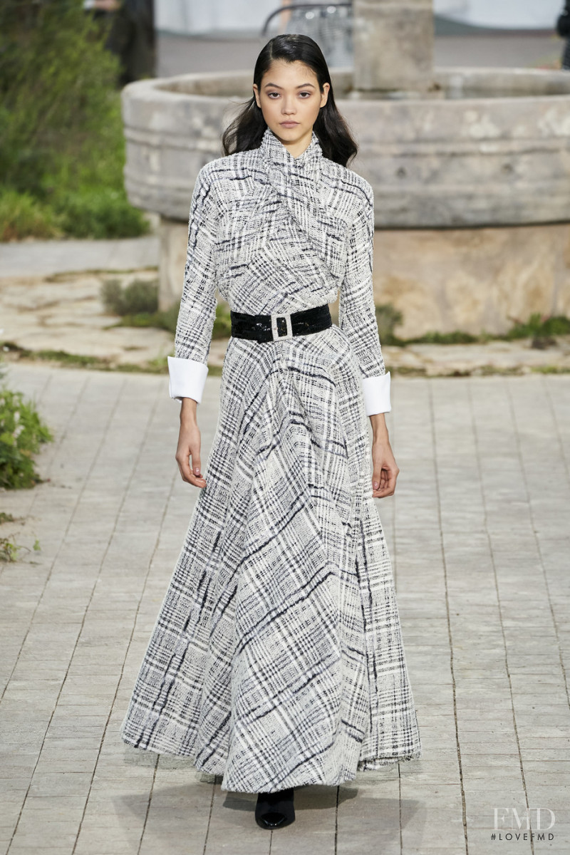 Mika Schneider featured in  the Chanel Haute Couture fashion show for Spring/Summer 2020