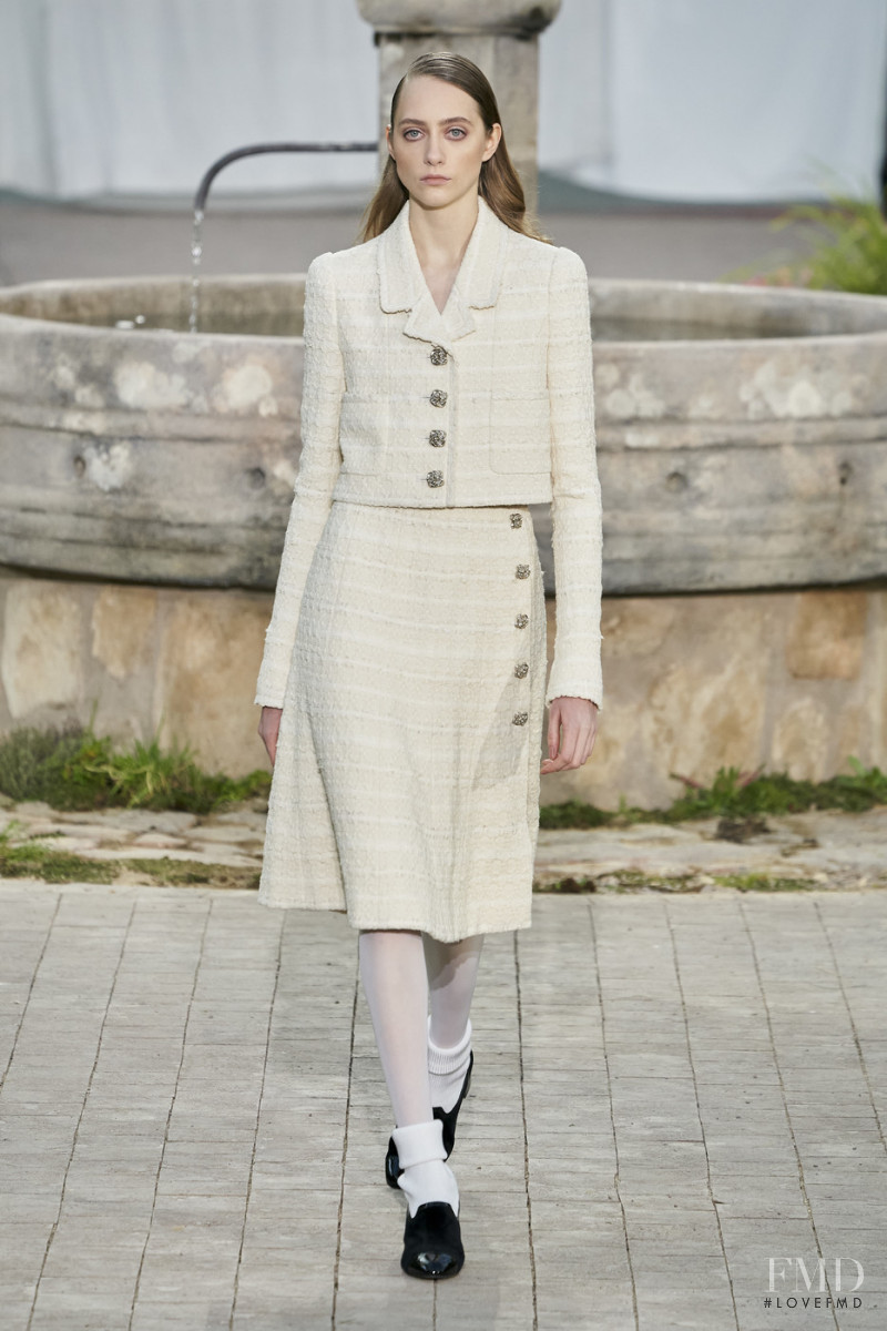 Lia Pavlova featured in  the Chanel Haute Couture fashion show for Spring/Summer 2020