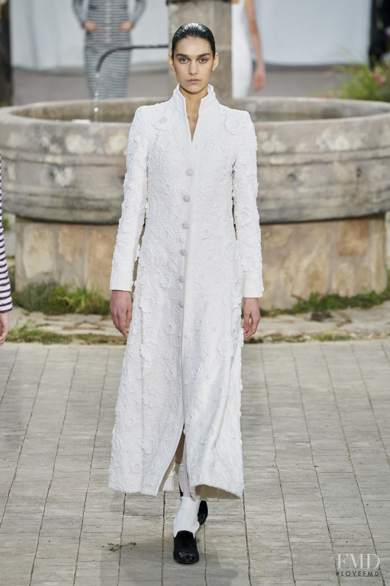 Eugenia Dubinova featured in  the Chanel Haute Couture fashion show for Spring/Summer 2020