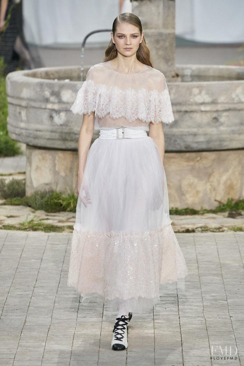 Deirdre Firinne featured in  the Chanel Haute Couture fashion show for Spring/Summer 2020