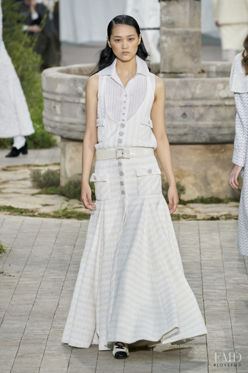 Cai Guannan featured in  the Chanel Haute Couture fashion show for Spring/Summer 2020