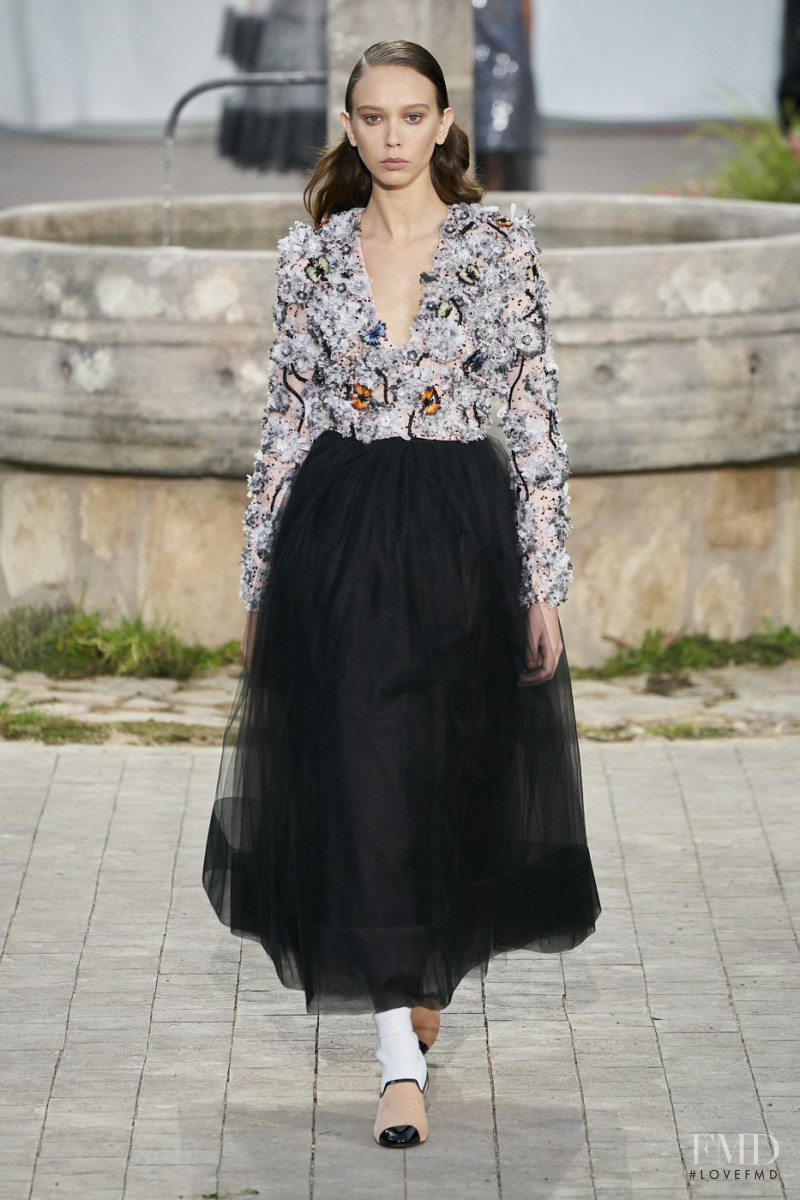 Moira Berntz featured in  the Chanel Haute Couture fashion show for Spring/Summer 2020