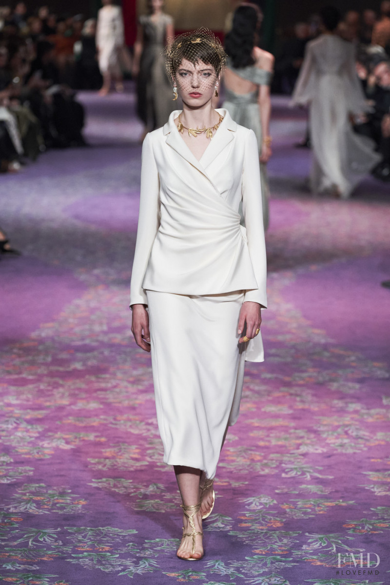 Nikki Tissen featured in  the Christian Dior Haute Couture fashion show for Spring/Summer 2020