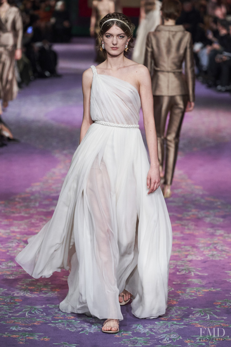 Mick Estelle featured in  the Christian Dior Haute Couture fashion show for Spring/Summer 2020