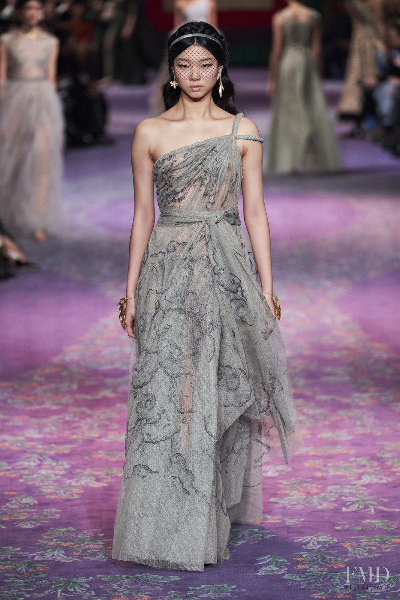 Yoon Young Bae featured in  the Christian Dior Haute Couture fashion show for Spring/Summer 2020
