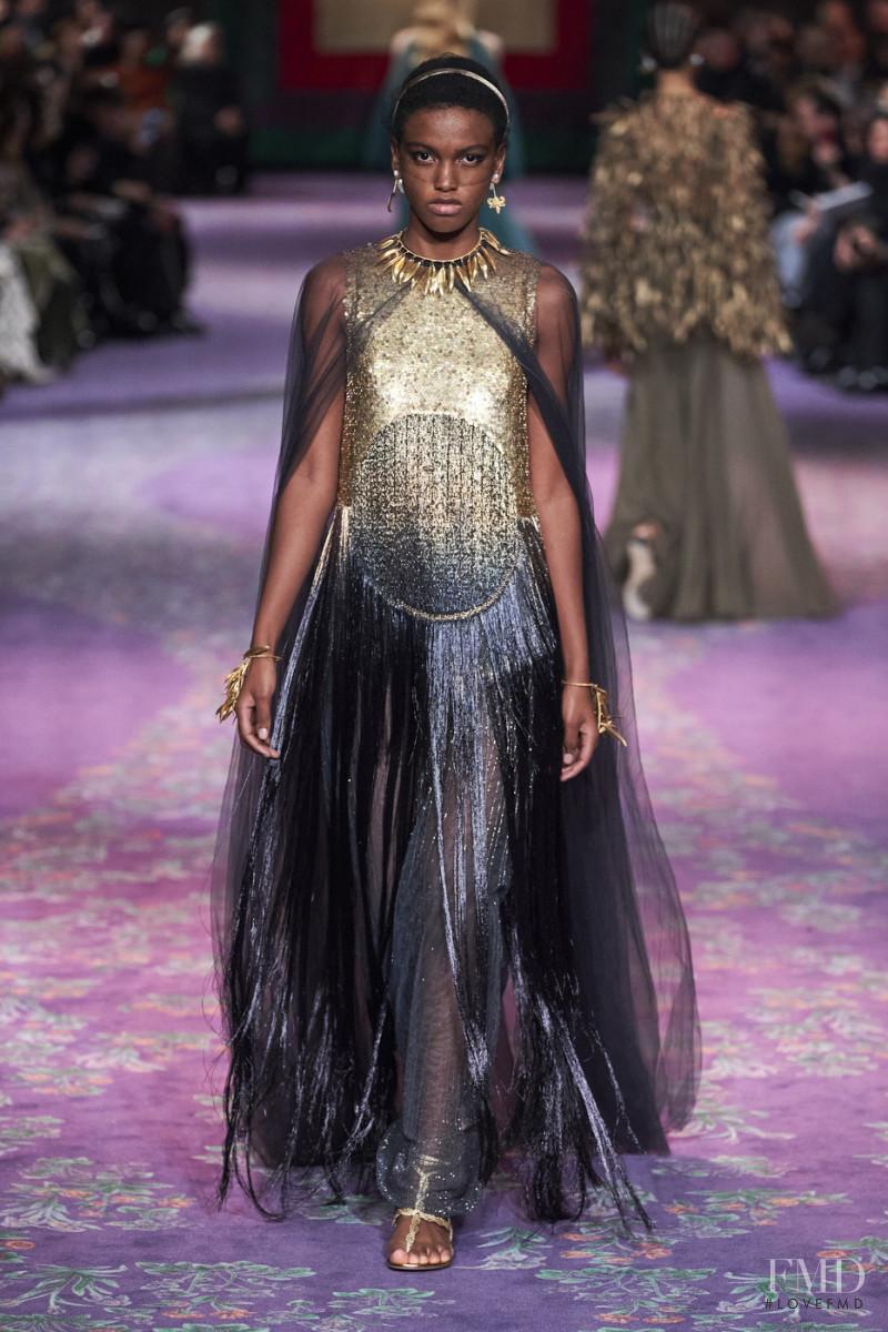 Ana Barbosa featured in  the Christian Dior Haute Couture fashion show for Spring/Summer 2020